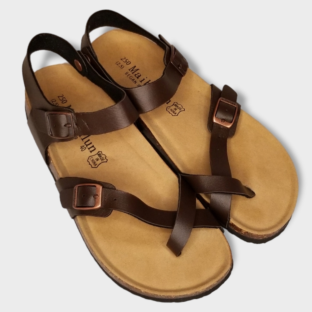 NWOT Maibulun Toe Loop Footbed Sandals, Size 9